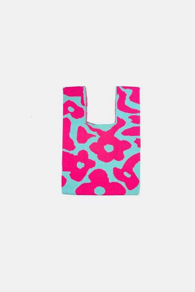 Zenana Flower Eco-Friendly Knitted Handbag - Shop Style & More | Fresh Looks, Everyday Deals & Free Shipping