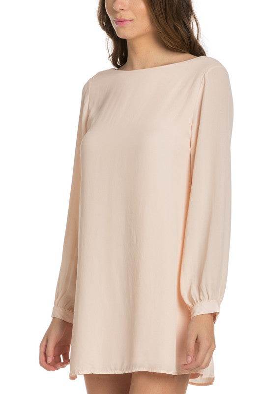 long sleeve shift dress coral - Shop Style & More | Fresh Looks, Everyday Deals & Free Shipping