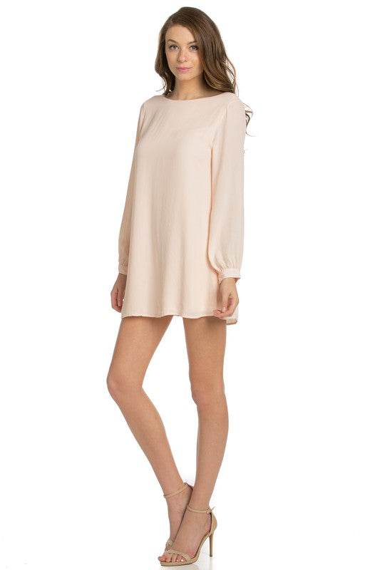long sleeve shift dress coral - Shop Style & More | Fresh Looks, Everyday Deals & Free Shipping