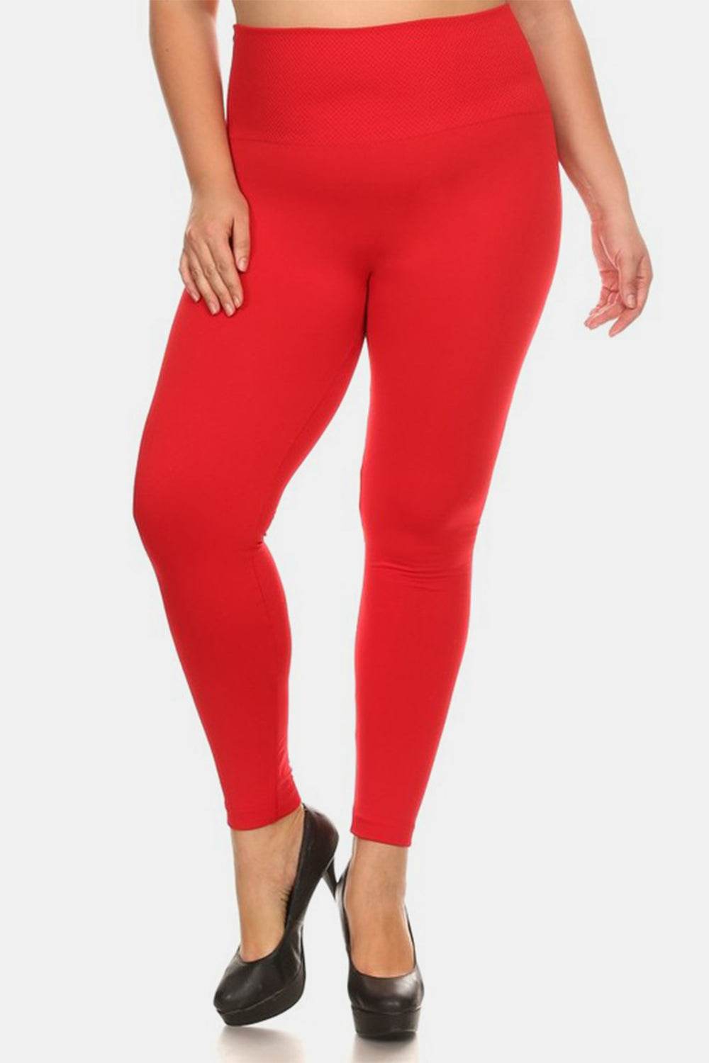 Yelete Full Size Seamless High Waist Fleece Leggings - Shop Style & More | Fresh Looks, Everyday Deals & Free Shipping