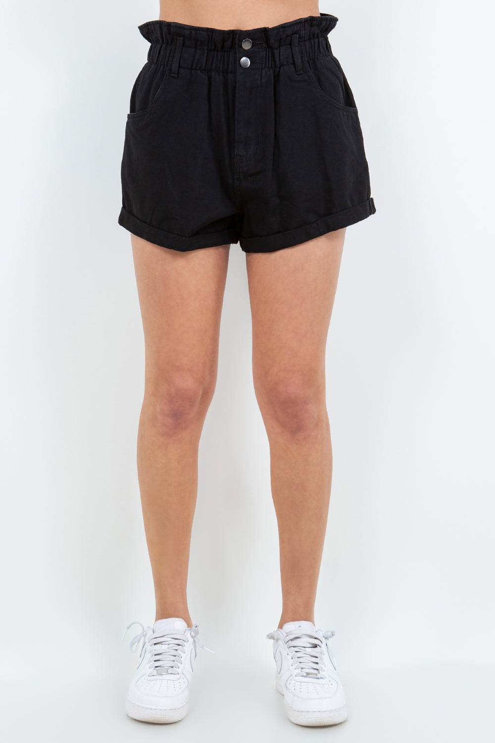 American Bazi High Waist Paper Bag Shorts - Shop Style & More | Fresh Looks, Everyday Deals & Free Shipping