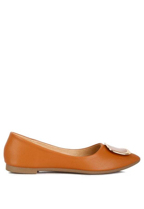 Karder Brooch Detail Ballet Flats - Shop Style & More | Fresh Looks, Everyday Deals & Free Shipping