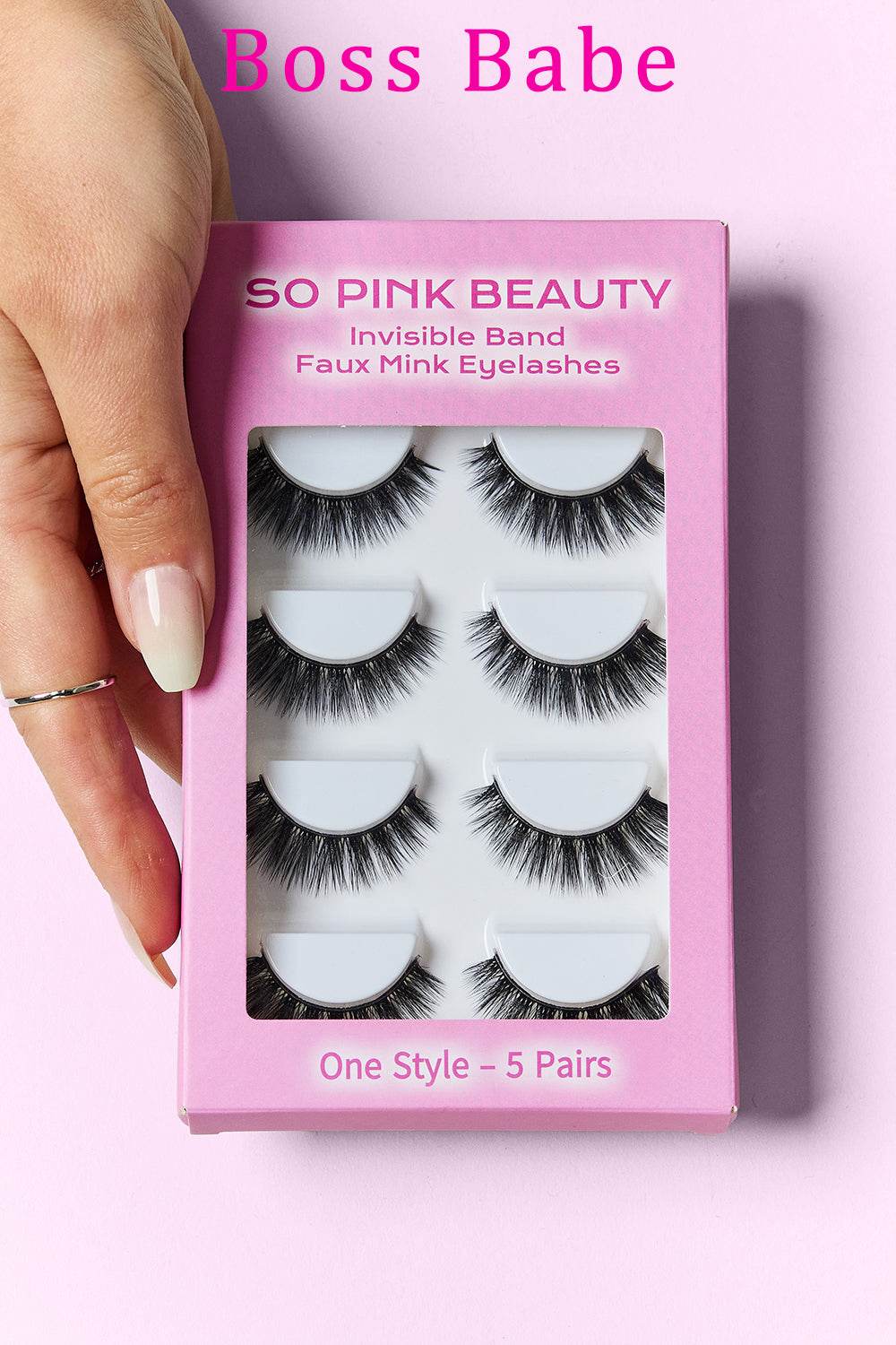 SO PINK BEAUTY Faux Mink Eyelashes 5 Pairs - Shop Style & More | Fresh Looks, Everyday Deals & Free Shipping