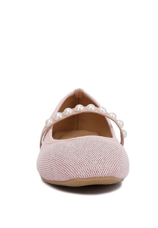 Sassie Pearl Embellished Ballerina Flats - Shop Style & More | Fresh Looks, Everyday Deals & Free Shipping