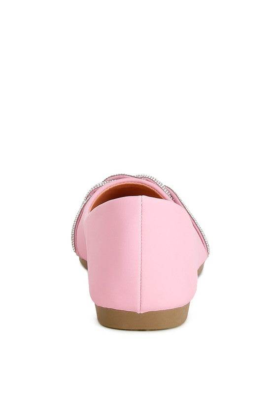 Playasu Rhinestone Faux Leather Ballerinas - Shop Style & More | Fresh Looks, Everyday Deals & Free Shipping