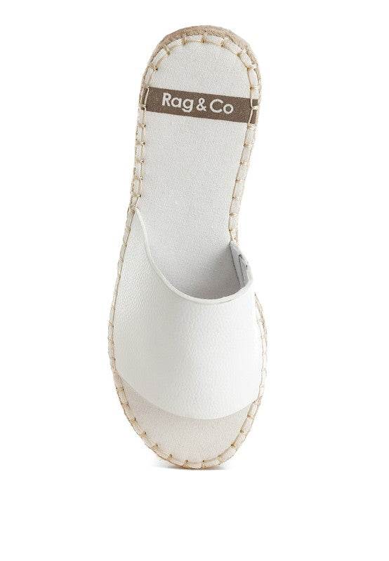Scalar Genuine Soft Leather Espadrille Flatforms - Shop Style & More | Fresh Looks, Everyday Deals & Free Shipping