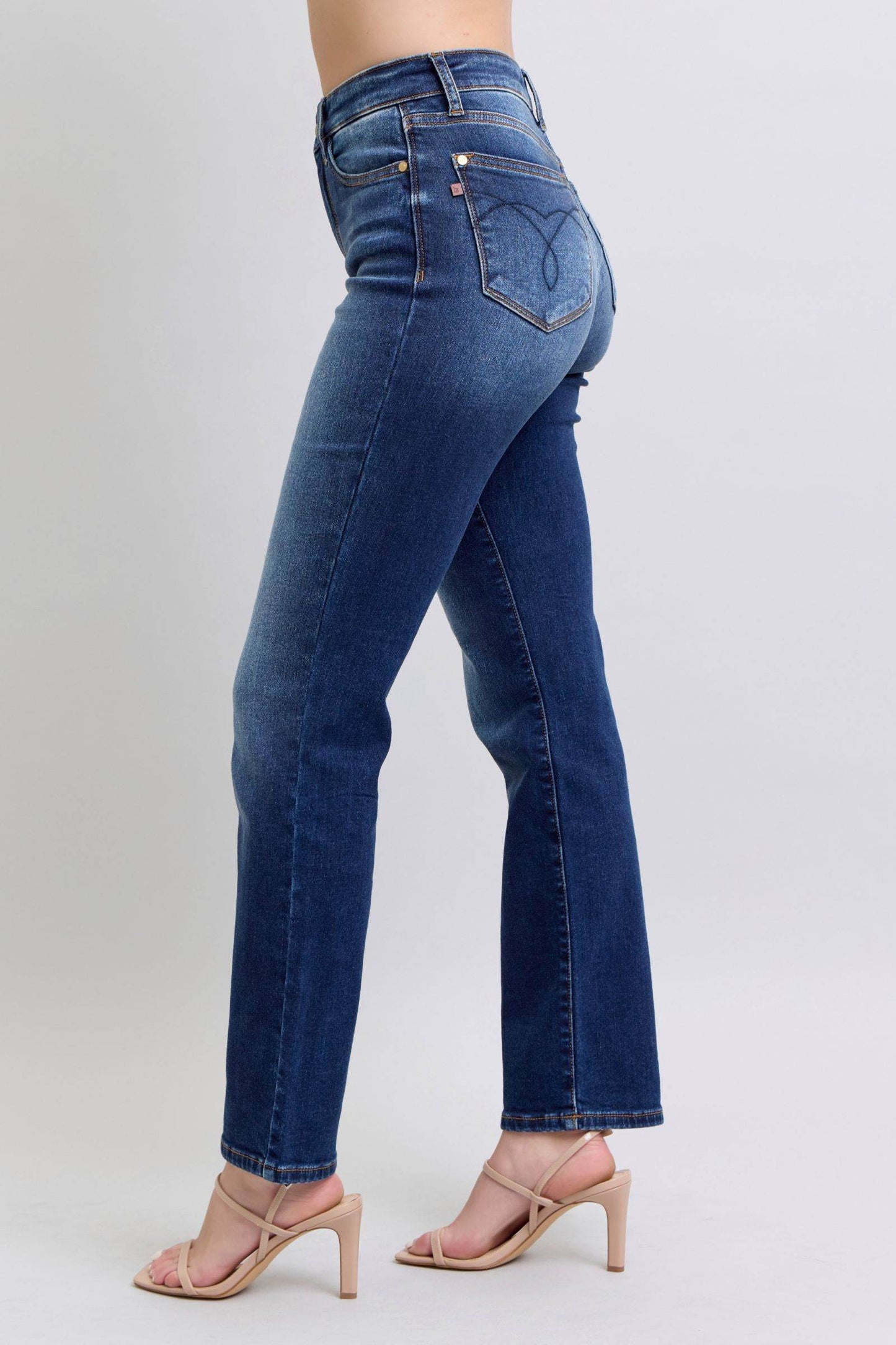 Judy Blue Full Size Washed Straight Leg Jeans with Pockets - Shop Style & More | Fresh Looks, Everyday Deals & Free Shipping