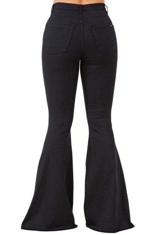 Angela Bell Bottom Jean in Black-Inseam 30 - Shop Style & More | Fresh Looks, Everyday Deals & Free Shipping