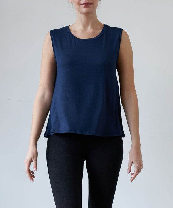 BAMBOO MUSCLE SLEEVLESS TOP - Shop Style & More | Fresh Looks, Everyday Deals & Free Shipping