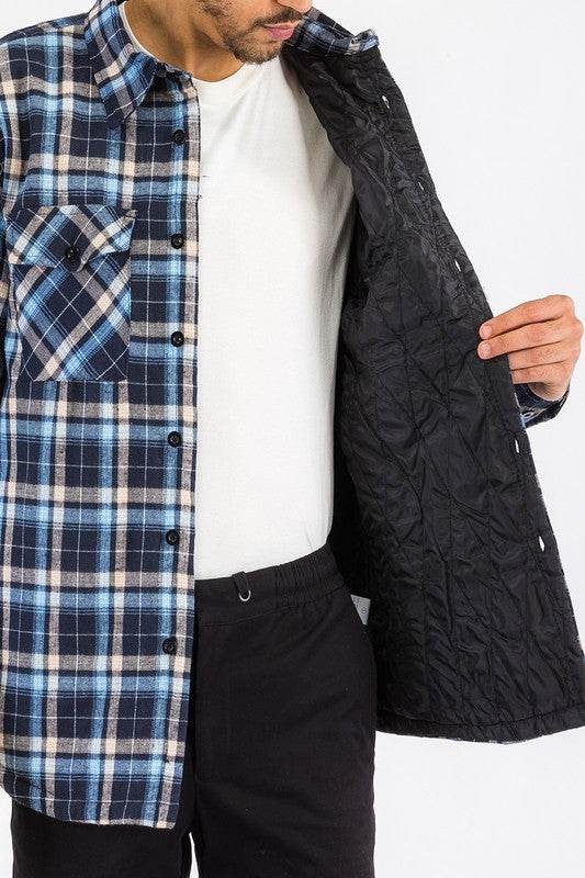 Mens Quilted Padded Flannel - Shop Style & More | Fresh Looks, Everyday Deals & Free Shipping