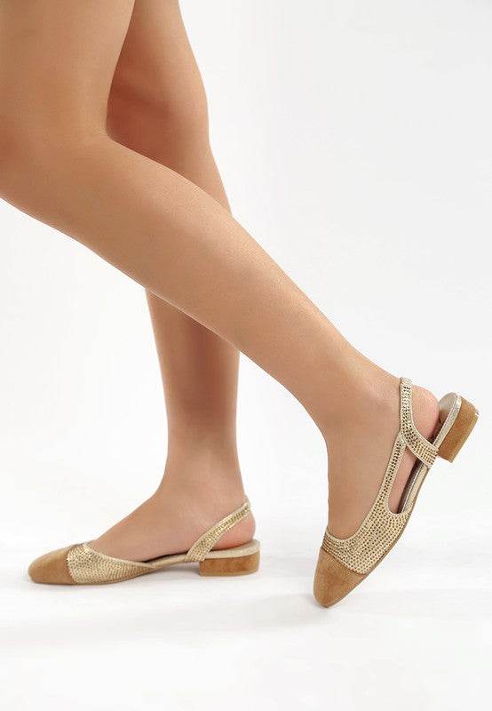 Rerita Rhinestone-Studded Glitter Sandals - Shop Style & More | Fresh Looks, Everyday Deals & Free Shipping