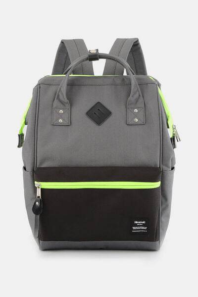 Himawari Contrast Waterproof Backpack Bag with Reinforced Edges - Shop Style & More | Fresh Looks, Everyday Deals & Free Shipping