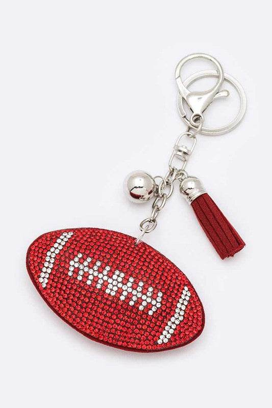 Soft Crystal Football Key Charm - Shop Style & More | Fresh Looks, Everyday Deals & Free Shipping