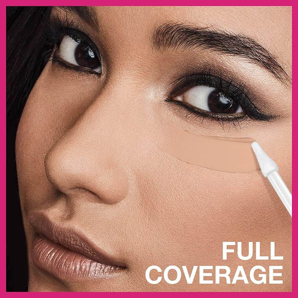 Maybelline New York Super Stay Super Stay Full Coverage, Brightening, Long Lasting, Under-eye Concealer Liquid Makeup For Up To 24H Wear, With Paddle Applicator, 30 Honey, 0.23 fl. oz. - Shop Style & More | Fresh Looks, Everyday Deals & Free Shipping