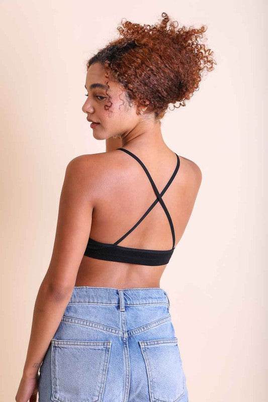 Crochet Lace High Neck Bralette - Shop Style & More | Fresh Looks, Everyday Deals & Free Shipping