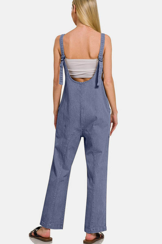 Zenana Pocketed Wide Strap Jumpsuit - Shop Style & More | Fresh Looks, Everyday Deals & Free Shipping
