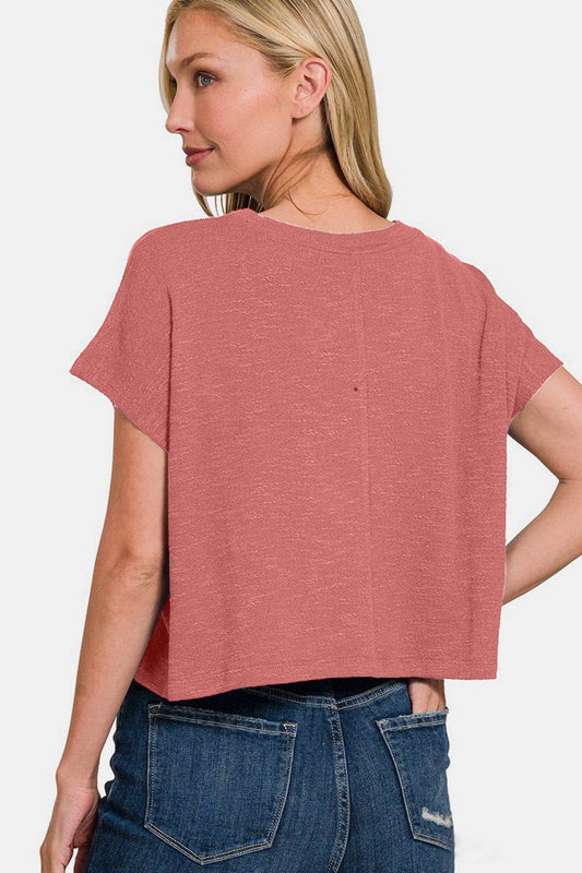 Zenana Round Neck Short Sleeve T-Shirt - Shop Style & More | Fresh Looks, Everyday Deals & Free Shipping