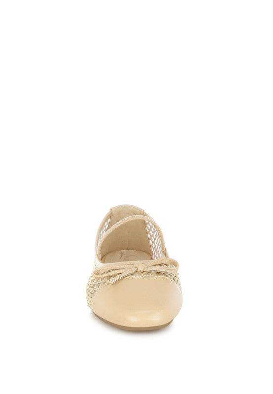 Omela Woven Bow Detail Ballerinas - Shop Style & More | Fresh Looks, Everyday Deals & Free Shipping