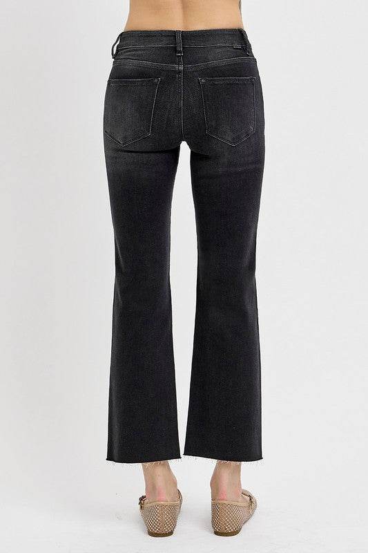 RISEN Tummy Control Mid Rise Crop Straight Jeans - Shop Style & More | Fresh Looks, Everyday Deals & Free Shipping