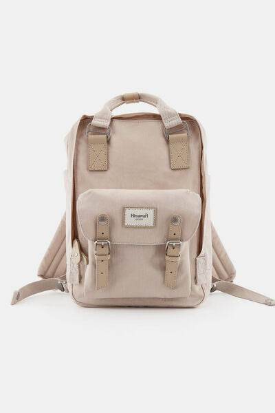 Himawari Contrast Waterproof Nylon Backpack Bag - Shop Style & More | Fresh Looks, Everyday Deals & Free Shipping