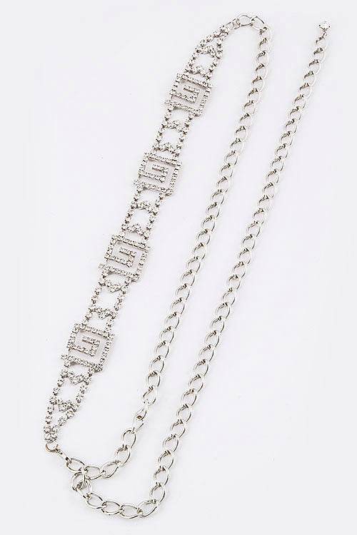 Rhinestone Statement Chain Belt - Shop Style & More | Fresh Looks, Everyday Deals & Free Shipping