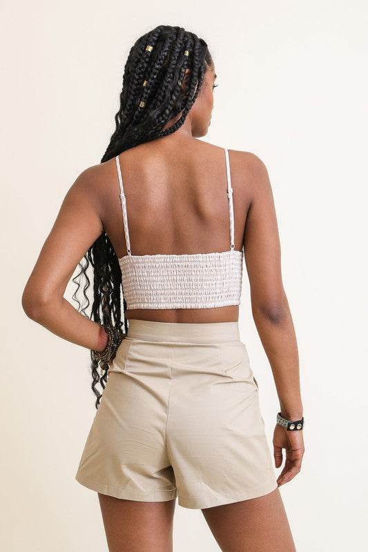 Gingham Smocked Bralette - Shop Style & More | Fresh Looks, Everyday Deals & Free Shipping