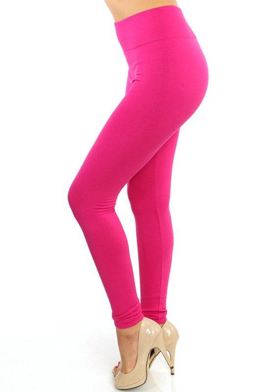 Solid Color Heavy Weight Fleece Leggings - Shop Style & More | Fresh Looks, Everyday Deals & Free Shipping