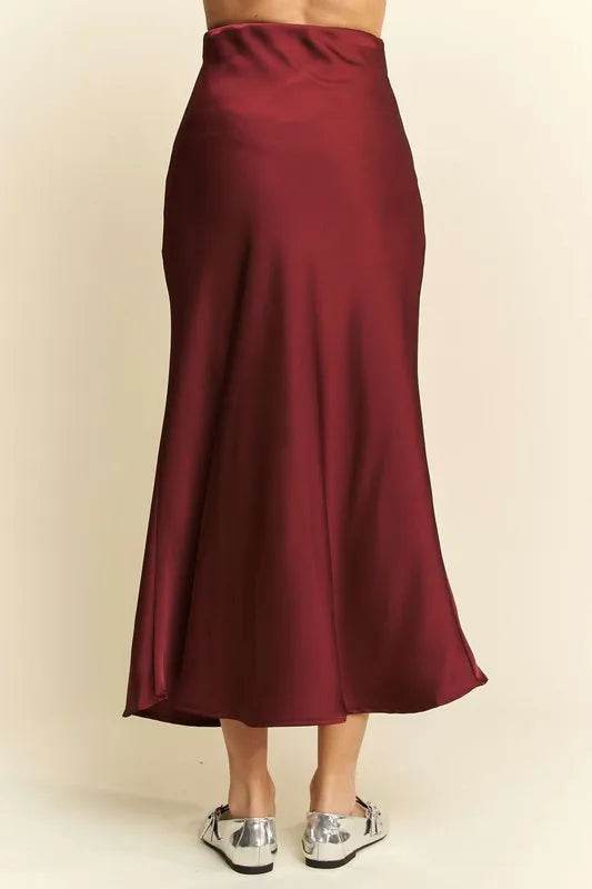 Davi & Dani High Waist Midi Skirt - Shop Style & More | Fresh Looks, Everyday Deals & Free Shipping