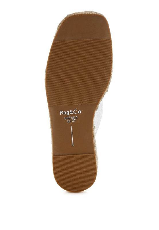 Palala Genuine Soft Leather Square Toe Espadrilles - Shop Style & More | Fresh Looks, Everyday Deals & Free Shipping