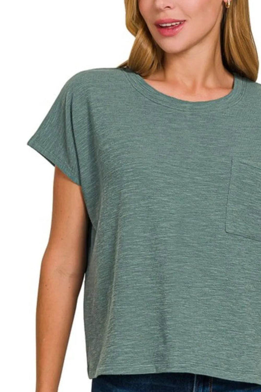 Zenana Round Neck Short Sleeve T-Shirt - Shop Style & More | Fresh Looks, Everyday Deals & Free Shipping