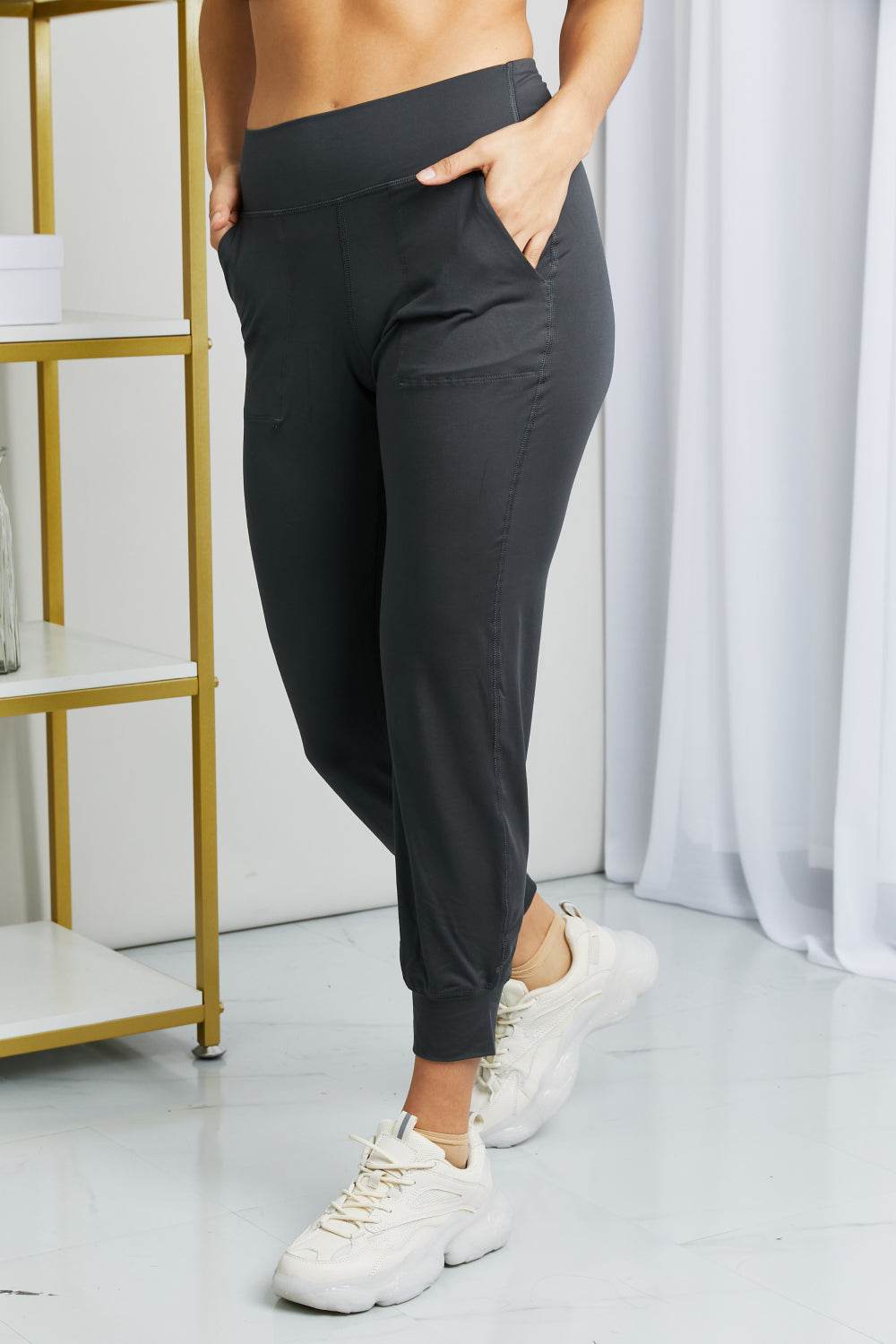 Leggings Depot Full Size Wide Waistband Cropped Joggers - Shop Style & More | Fresh Looks, Everyday Deals & Free Shipping