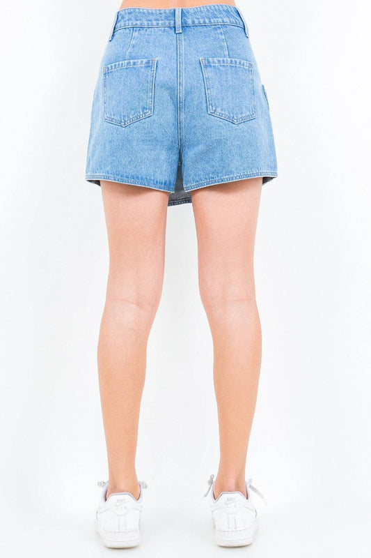 American Bazi Cargo Pocket Denim Skort - Shop Style & More | Fresh Looks, Everyday Deals & Free Shipping