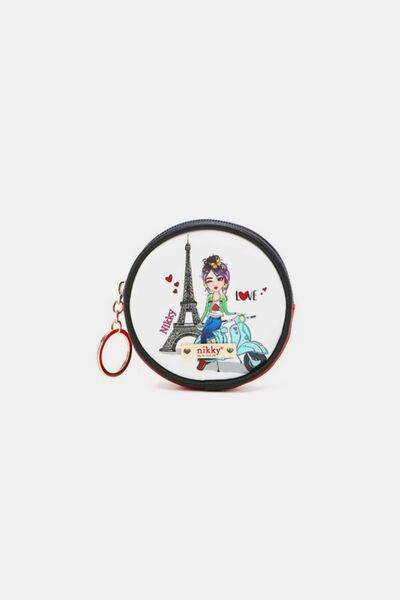 Nicole Lee USA Keychain Round Coin Purse - Shop Style & More | Fresh Looks, Everyday Deals & Free Shipping