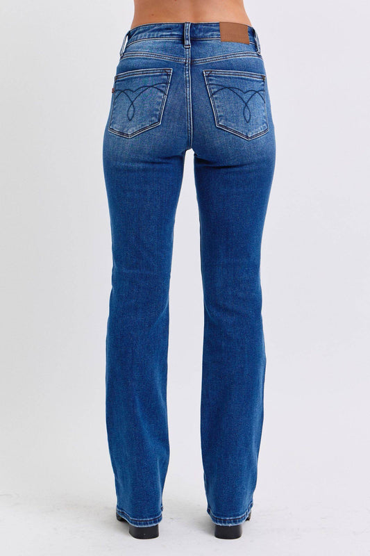 Judy Blue Full Size Run Mid-Rise Bootcut Jeans with Thermal Lining - Shop Style & More | Fresh Looks, Everyday Deals & Free Shipping