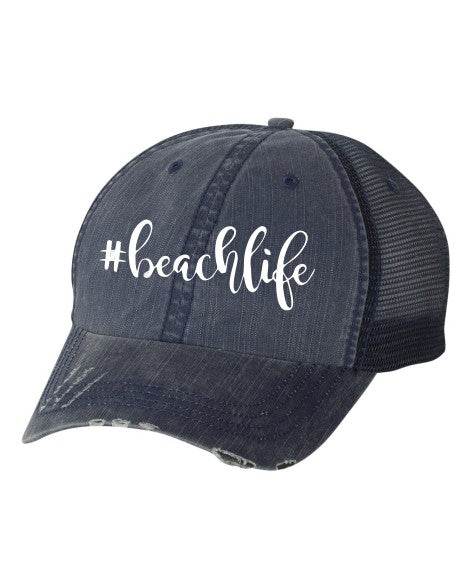 beachlife Embroidered Trucker Hat - Shop Style & More | Fresh Looks, Everyday Deals & Free Shipping