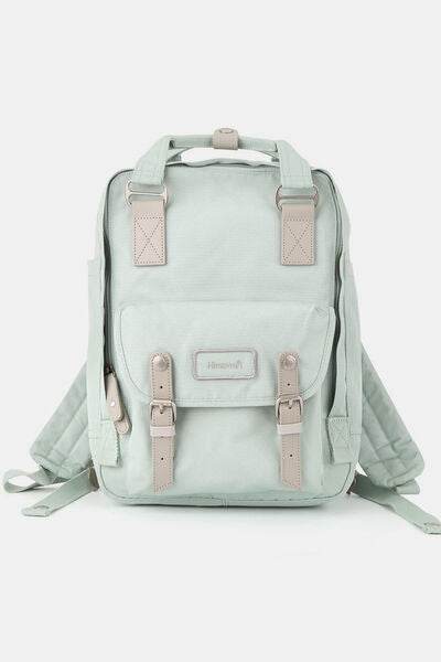 Himawari Contrast Water and Scratch-Resistant Nylon Backpack Bag - Shop Style & More | Fresh Looks, Everyday Deals & Free Shipping