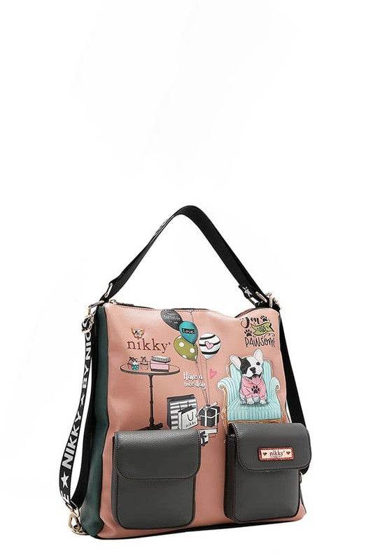 Nicole Lee USA Multifunction Adjustable Strap Eco-Leather Backpack - Shop Style & More | Fresh Looks, Everyday Deals & Free Shipping