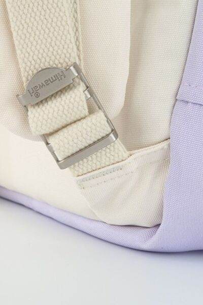 Himawari Contrast Water and Scratch-Resistant Nylon Backpack Bag - Shop Style & More | Fresh Looks, Everyday Deals & Free Shipping