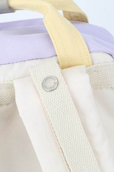 Himawari Contrast Water and Scratch-Resistant Nylon Backpack Bag - Shop Style & More | Fresh Looks, Everyday Deals & Free Shipping