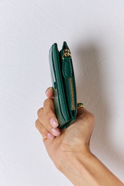 David Jones Texture PU Leather Mini Wallet Bags