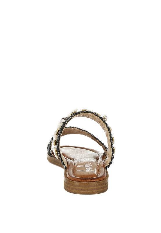 Shellfish Raffia Slip On Sandals - Shop Style & More | Fresh Looks, Everyday Deals & Free Shipping