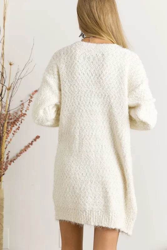 ADORA Comfy Fuzzy Sweater Cardigan - Shop Style & More | Fresh Looks, Everyday Deals & Free Shipping