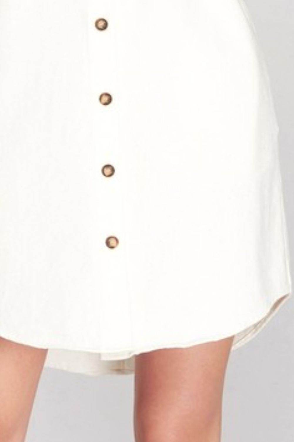 She + Sky Full Size Folded Cuff Button Down Washed Twill Shirt Dress Plus Size - Shop Style & More | Fresh Looks, Everyday Deals & Free Shipping