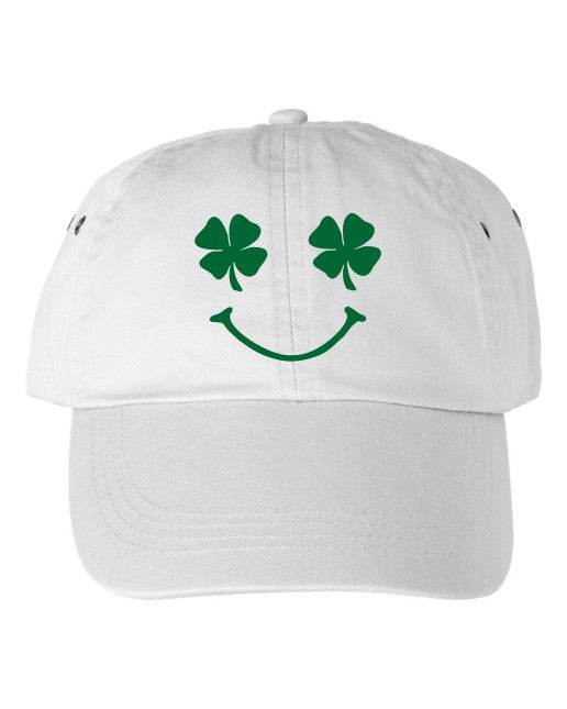 Smiley Shamrock Embroidered Dad Hat - Shop Style & More | Fresh Looks, Everyday Deals & Free Shipping