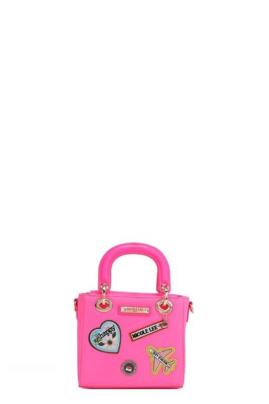 Nicole Lee USA Color Patch Handbag with Top Handle - Shop Style & More | Fresh Looks, Everyday Deals & Free Shipping
