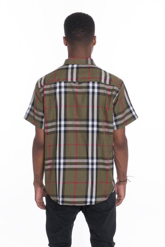 Weiv Men's Casual Short Sleeve Checker Shirts - Shop Style & More | Fresh Looks, Everyday Deals & Free Shipping