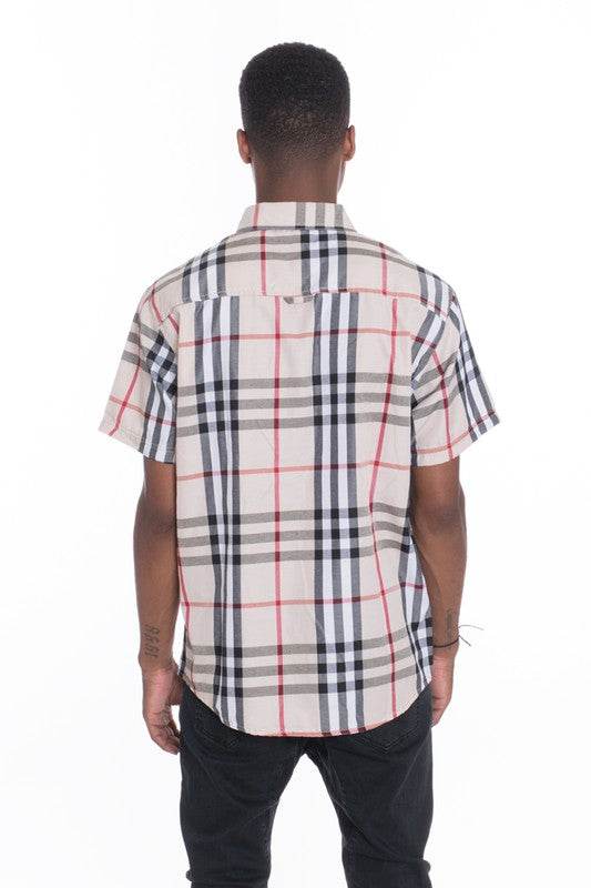 Weiv Men's Casual Short Sleeve Checker Shirts - Shop Style & More | Fresh Looks, Everyday Deals & Free Shipping