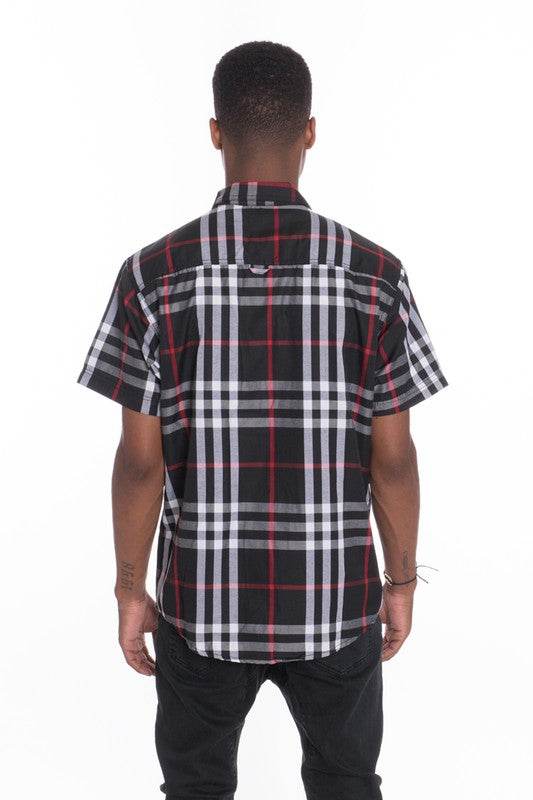 Weiv Men's Casual Short Sleeve Checker Shirts - Shop Style & More | Fresh Looks, Everyday Deals & Free Shipping