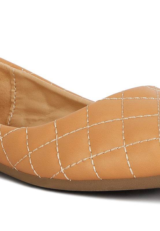 Rikhani Quilted Detail Ballet Flats - Shop Style & More | Fresh Looks, Everyday Deals & Free Shipping