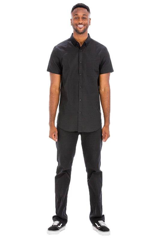 Weiv Men's Casual Short Sleeve Solid Shirts - Shop Style & More | Fresh Looks, Everyday Deals & Free Shipping